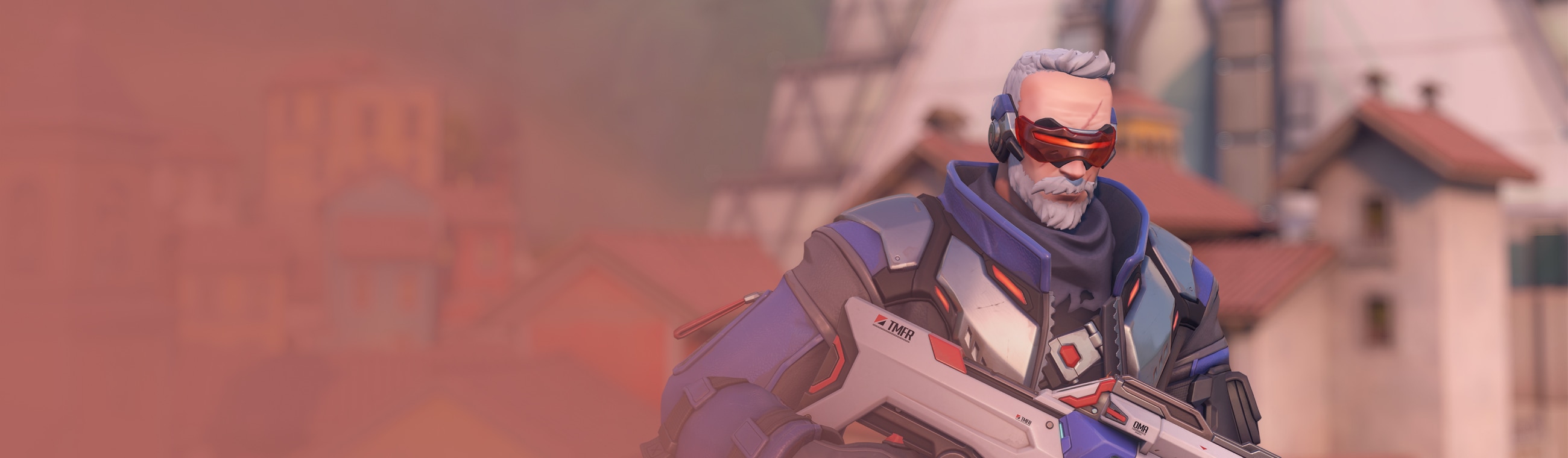 Soldier: 76 background
