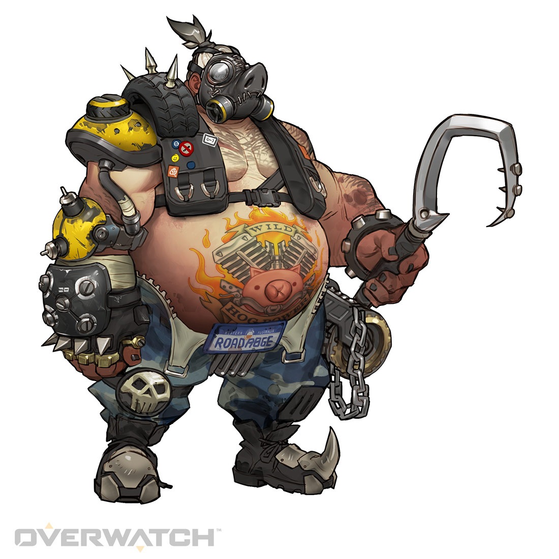 その他 Overwatch - Roadhog 6 z2zed1b Funko Overwatch POP Games Roadhog Exclusive 6 Vinyl Figure
