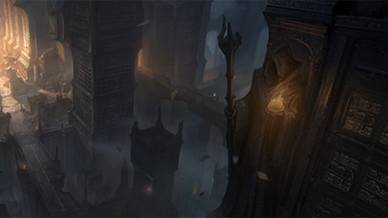 Dungeon overhead view