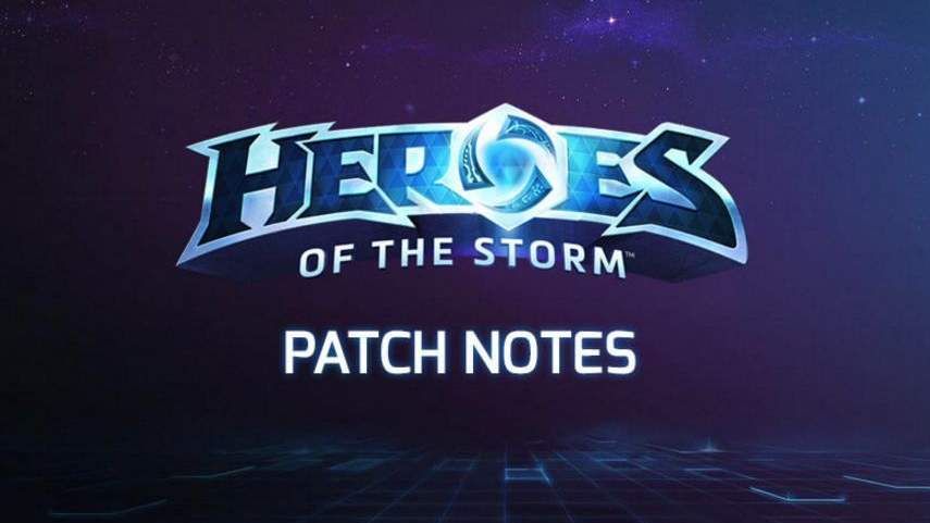 Heroes of the storm logo on nexus background