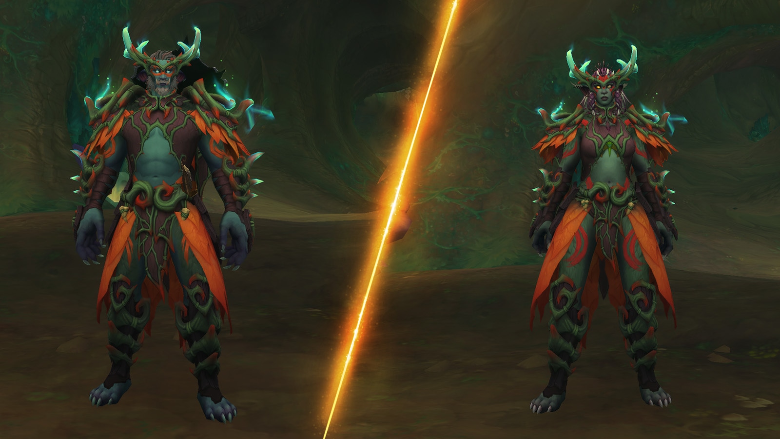 Haranir-Erbstückrüstung Horde-Version
