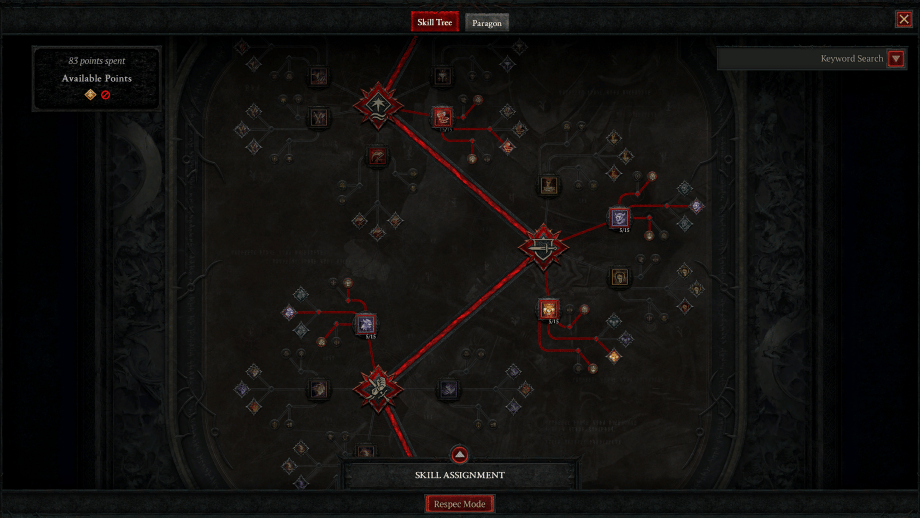 Árbol de habilidades actualizado en la temporada Lord of Hatred