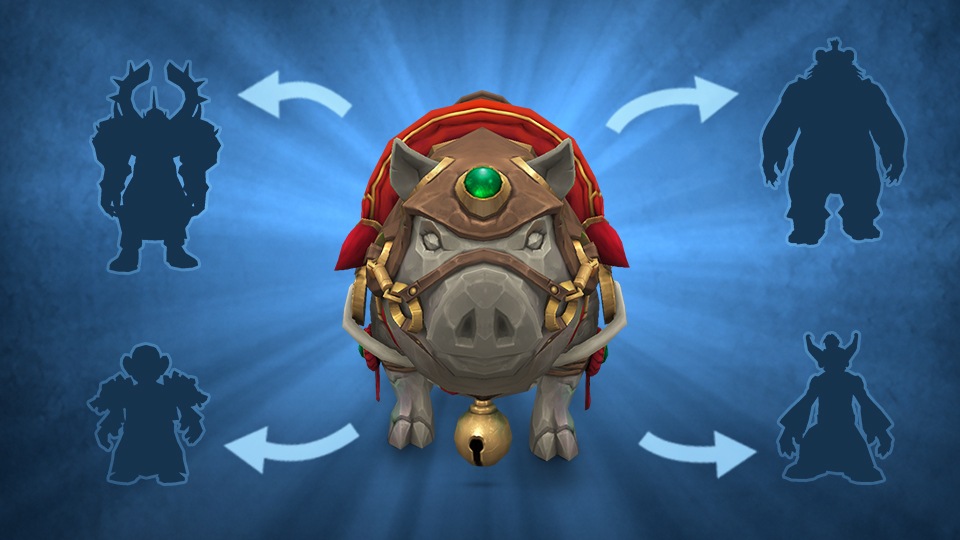 مانت Hogrus, Swine of Good Fortune 6 world of warcraft mount hogrus section1 feature2