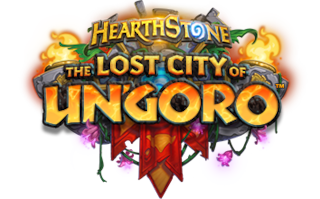 Hearthstone The Lost City of Un'Goro Logo